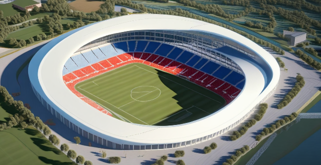 What are the key factors to consider when designing a sports stadium ?
