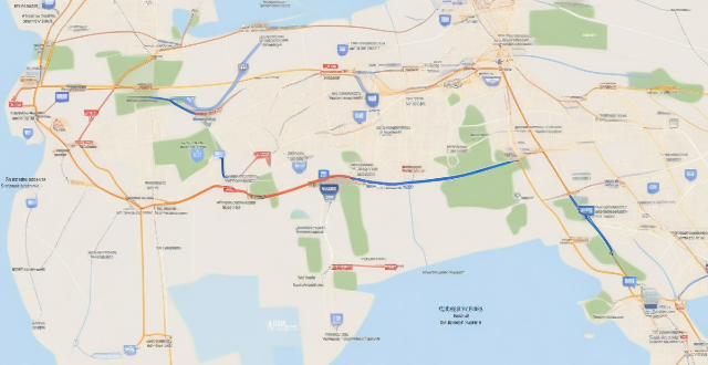 How do I get to the nearest shopping district from this major tourist spot