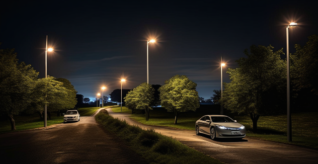 What are the advantages of using LED lights in a car's lighting system