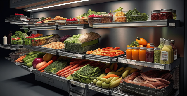 Can you suggest any tips for maximizing refrigerator space while storing food