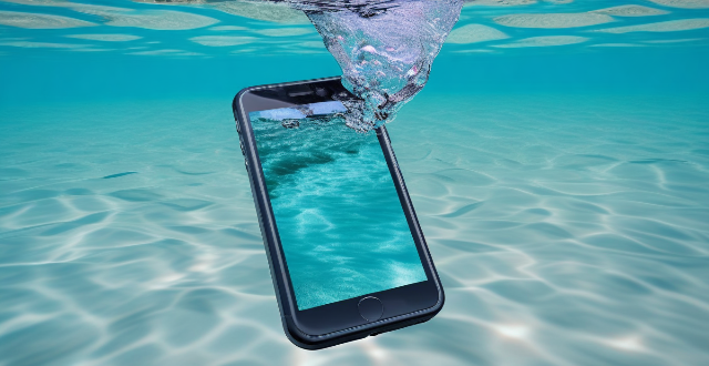 Is it safe to take my waterproof phone for a swim