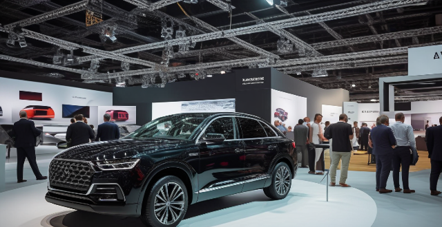 Which country has the largest number of attendees at the international auto exhibition