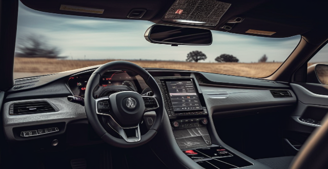 How do automakers incorporate technology into their vehicle interiors