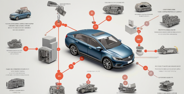 What are the main components of a car's exhaust system